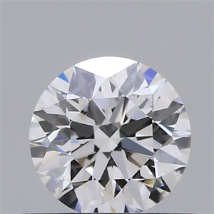 Picture of Natural Diamond 0.41 Carats, Round with Excellent Cut, D Color, VS2 Clarity and Certified by GIA