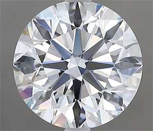 Picture of Natural Diamond 2.00 Carats, Round with Excellent Cut, E Color, VVS1 Clarity and Certified by GIA