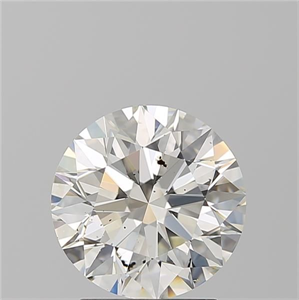 Picture of Natural Diamond 2.25 Carats, Round with Excellent Cut, I Color, SI1 Clarity and Certified by GIA