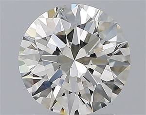 Picture of Natural Diamond 2.01 Carats, Round with Excellent Cut, J Color, SI2 Clarity and Certified by GIA