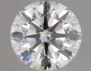 Picture of Natural Diamond 1.51 Carats, Round with Excellent Cut, E Color, IF Clarity and Certified by GIA