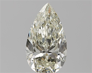 Picture of Natural Diamond 0.90 Carats, Pear with  Cut, K Color, VVS1 Clarity and Certified by GIA