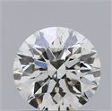 Natural Diamond 0.40 Carats, Round with Excellent Cut, G Color, VS2 Clarity and Certified by IGI