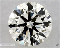 Natural Diamond 0.40 Carats, Round with Very Good Cut, J Color, SI1 Clarity and Certified by GIA