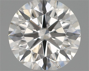 Picture of Natural Diamond 0.50 Carats, Round with Excellent Cut, G Color, SI1 Clarity and Certified by IGI