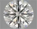 Natural Diamond 0.50 Carats, Round with Excellent Cut, G Color, SI1 Clarity and Certified by IGI