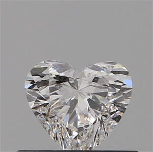 Picture of 0.31 Carats, HEART Diamond with  Cut, E Color, VVS1 Clarity and Certified by GIA