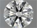 Natural Diamond 0.48 Carats, Round with Excellent Cut, J Color, VS2 Clarity and Certified by IGI