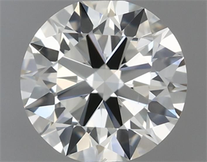 Picture of Natural Diamond 0.48 Carats, Round with Excellent Cut, J Color, VS2 Clarity and Certified by IGI