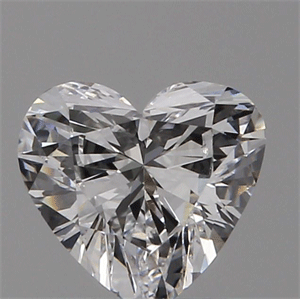 0.50 Carats, HEART Diamond with  Cut, D Color, VVS2 Clarity and Certified by GIA