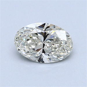 0.70 Carats, Oval Diamond with  Cut, J Color, VS2 Clarity and Certified by GIA