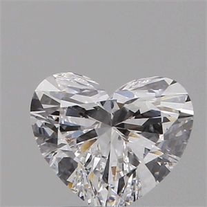 0.51 Carats, HEART Diamond with  Cut, D Color, VS2 Clarity and Certified by GIA
