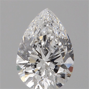 0.80 Carats, PEAR Diamond with  Cut, D Color, SI2 Clarity and Certified by GIA
