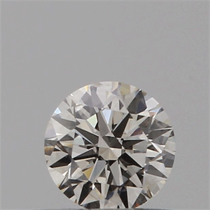 0.30 Carats, ROUND Diamond with GD Cut, I Color, SI1 Clarity and Certified by GIA