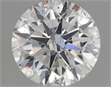 Natural Diamond 0.40 Carats, Round with Excellent Cut, F Color, SI2 Clarity and Certified by GIA