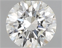 Natural Diamond 0.41 Carats, Round with Excellent Cut, H Color, SI1 Clarity and Certified by GIA