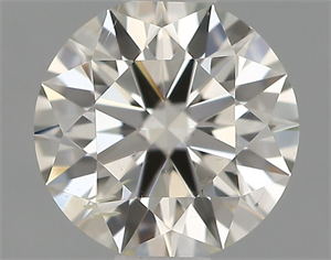 Picture of Natural Diamond 0.50 Carats, Round with Excellent Cut, H Color, SI1 Clarity and Certified by IGI