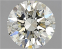 Natural Diamond 3.01 Carats, Round with Excellent Cut, J Color, VS1 Clarity and Certified by IGI