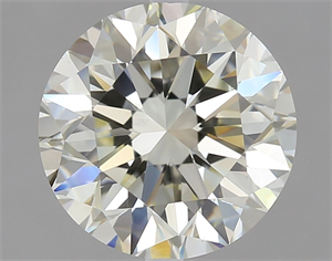 Picture of Natural Diamond 3.01 Carats, Round with Excellent Cut, J Color, VS1 Clarity and Certified by IGI