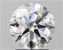 Natural Diamond 2.00 Carats, Round with Excellent Cut, H Color, VVS2 Clarity and Certified by GIA