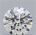 Natural Diamond 0.50 Carats, Round with Excellent Cut, I Color, VS2 Clarity and Certified by GIA