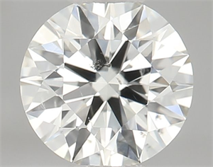 Picture of Natural Diamond 0.40 Carats, Round with Very Good Cut, K Color, SI2 Clarity and Certified by GIA