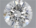 Natural Diamond 0.40 Carats, Round with Excellent Cut, J Color, SI1 Clarity and Certified by GIA