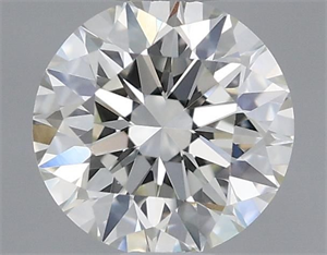 Picture of Natural Diamond 0.40 Carats, Round with Excellent Cut, J Color, SI1 Clarity and Certified by GIA