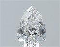 Natural Diamond 0.70 Carats, Pear with  Cut, D Color, VS1 Clarity and Certified by GIA