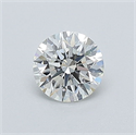 Natural Diamond 0.40 Carats, Round with Excellent Cut, J Color, VVS1 Clarity and Certified by GIA