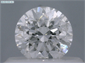 Natural Diamond 0.40 Carats, Round with Good Cut, D Color, I1 Clarity and Certified by GIA