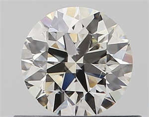 Picture of Natural Diamond 0.50 Carats, Round with Excellent Cut, I Color, SI1 Clarity and Certified by GIA