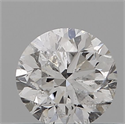 Natural Diamond 0.50 Carats, Round with Good Cut, E Color, I1 Clarity and Certified by IGI