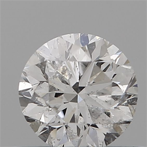 Picture of Natural Diamond 0.50 Carats, Round with Good Cut, E Color, I1 Clarity and Certified by IGI