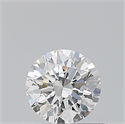 Natural Diamond 0.40 Carats, Round with Excellent Cut, F Color, SI2 Clarity and Certified by GIA