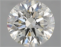 Natural Diamond 2.03 Carats, Round with Excellent Cut, J Color, VS2 Clarity and Certified by GIA