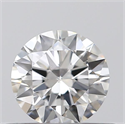 Natural Diamond 0.40 Carats, Round with Excellent Cut, F Color, SI1 Clarity and Certified by GIA