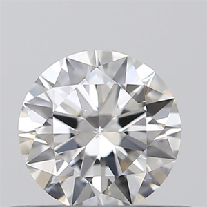 Picture of Natural Diamond 0.40 Carats, Round with Excellent Cut, F Color, SI1 Clarity and Certified by GIA