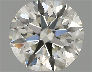 Picture of Natural Diamond 0.41 Carats, Round with Excellent Cut, I Color, VS2 Clarity and Certified by IGI