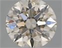 Natural Diamond 0.40 Carats, Round with Excellent Cut, K Color, SI2 Clarity and Certified by IGI