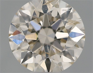 Picture of Natural Diamond 0.40 Carats, Round with Excellent Cut, K Color, SI2 Clarity and Certified by IGI