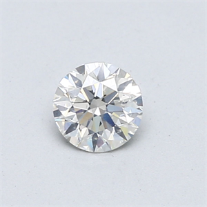 Picture of Natural Diamond 0.40 Carats, Round with Excellent Cut, I Color, SI2 Clarity and Certified by GIA