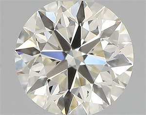 Picture of Natural Diamond 0.42 Carats, Round with Excellent Cut, J Color, VVS2 Clarity and Certified by IGI