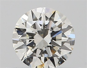 Picture of Natural Diamond 0.40 Carats, Round with Excellent Cut, I Color, VVS2 Clarity and Certified by GIA