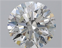 Natural Diamond 3.01 Carats, Round with Excellent Cut, I Color, SI2 Clarity and Certified by GIA