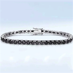 Picture of 16cm,5.60 carats tennis bracelet EF VS1- 14K White Gold Tennis Bracelet