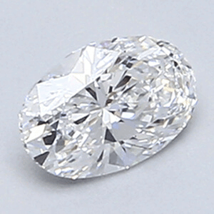 Picture of 0.33 carat Oval diamond, E color, VS1 clarity, very good cut