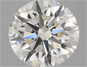 Natural Diamond 0.50 Carats, Round with Excellent Cut, J Color, VS1 Clarity and Certified by IGI