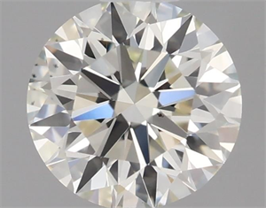 Picture of Natural Diamond 0.50 Carats, Round with Excellent Cut, J Color, VS1 Clarity and Certified by IGI