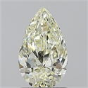 Natural Diamond 1.20 Carats, Pear with  Cut, K Color, VS1 Clarity and Certified by IGI